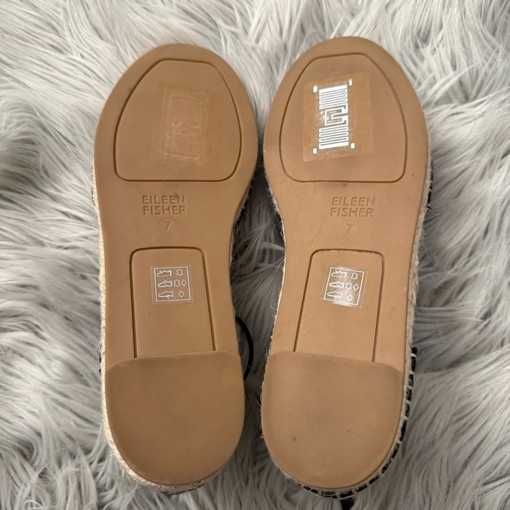 EILEEN FISHER Lace-Up Espadrille Sandal Size 7 NWOB